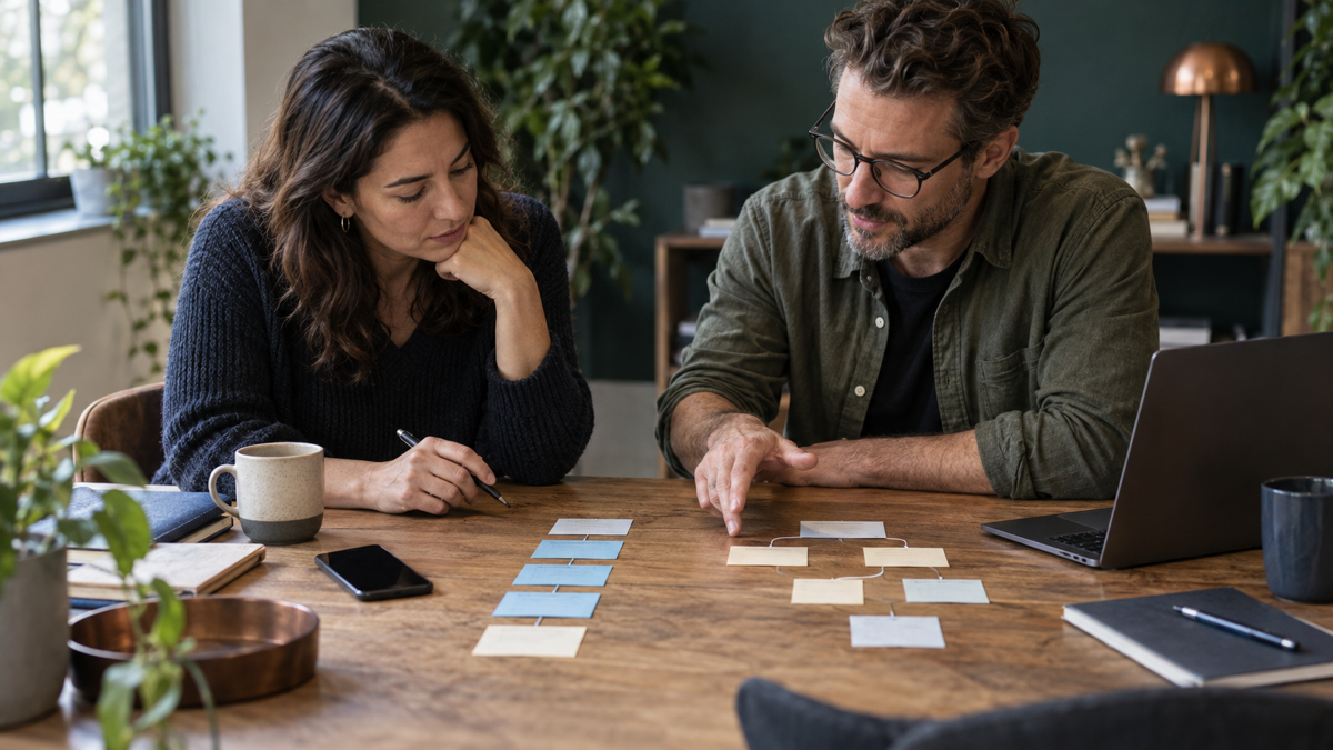Travel-industry representatives compare two partnership models for a digital eSIM service.