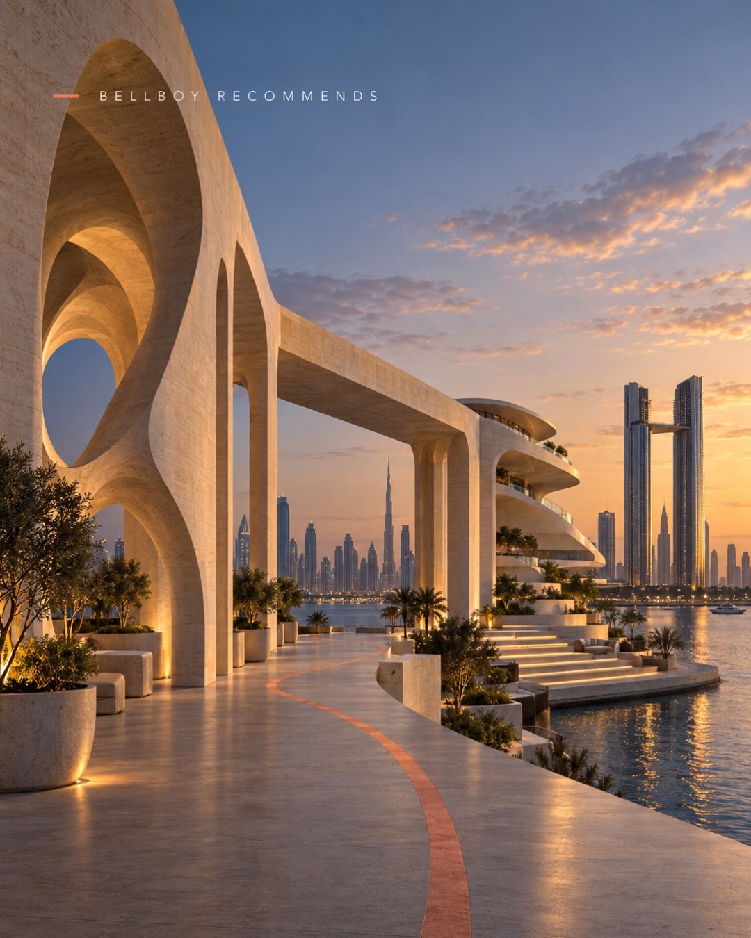 Dubai hotels with expressive architecture and views